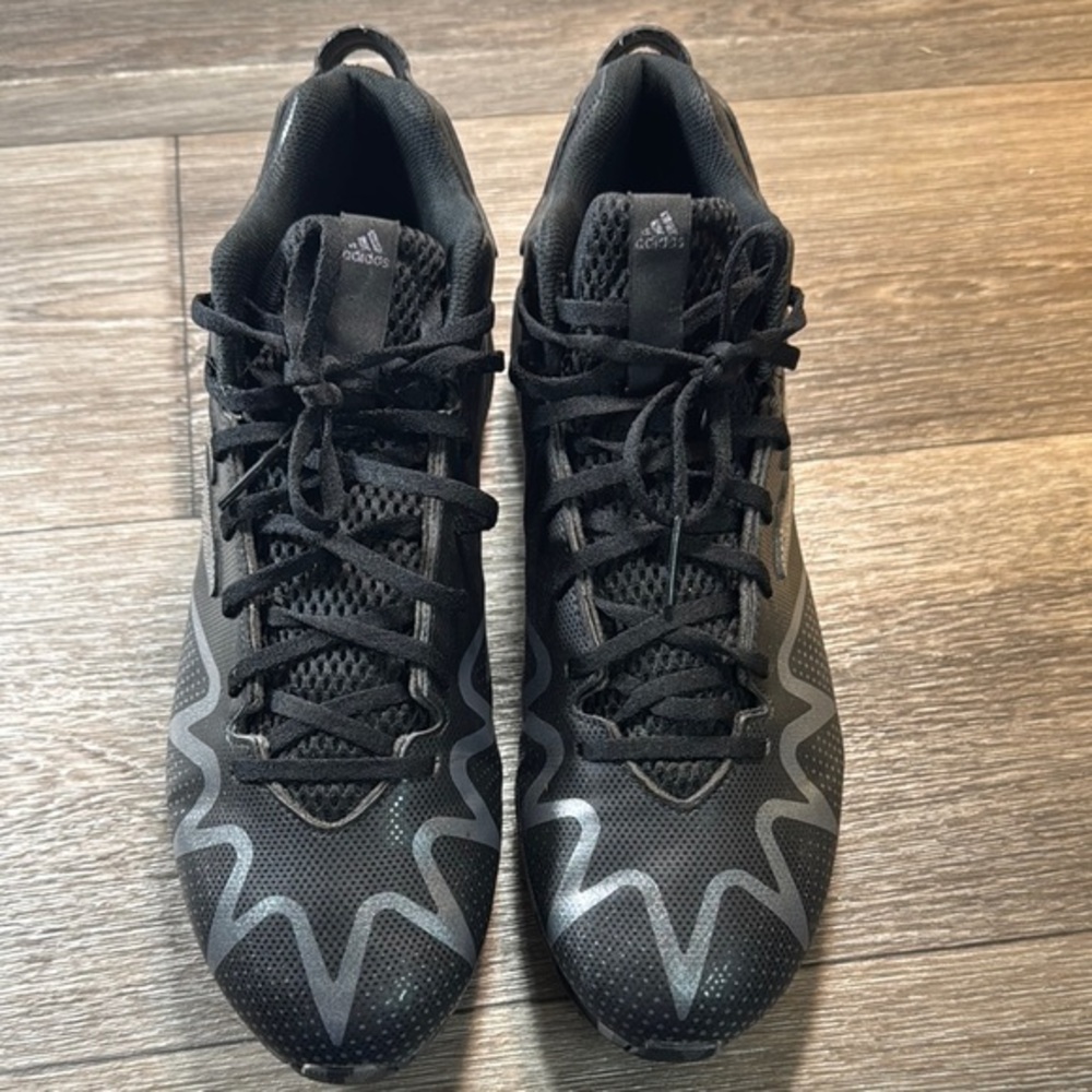 Adidas Freak Spark MD Black Glitter Football Cleats Shoes Sz 13
